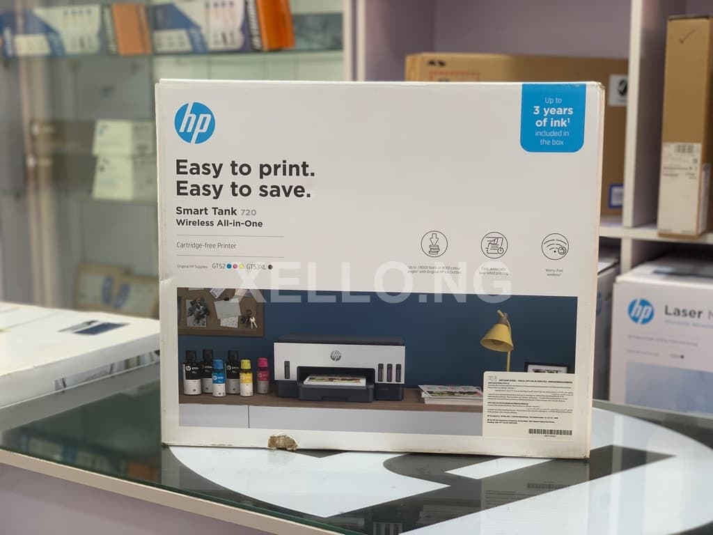HP SMART TANK 720 WIRELESS ALL-IN-ONE PRINTER for sale in Wuse 2, FCT