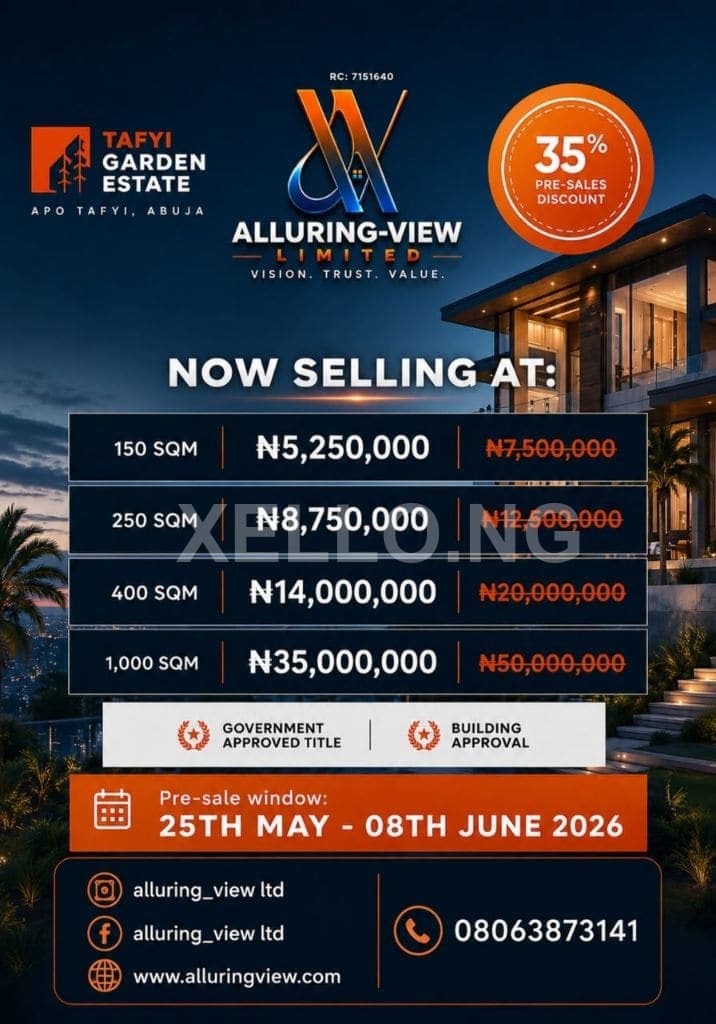 C of O FCDA for sale in Abuja, FCT
