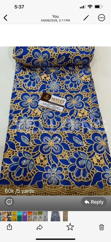 Sample lace for sale in Ipaja, Lagos