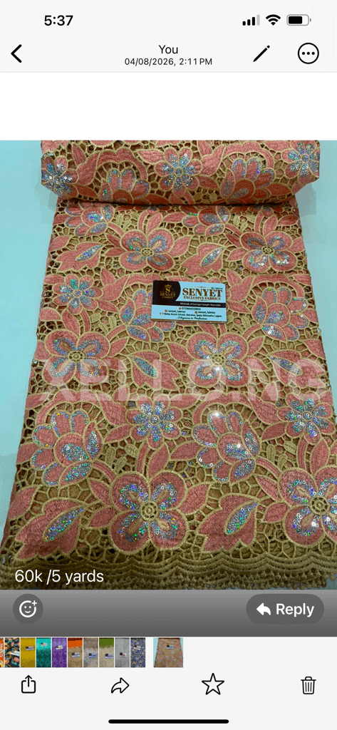 Sample lace for sale in Ipaja, Lagos